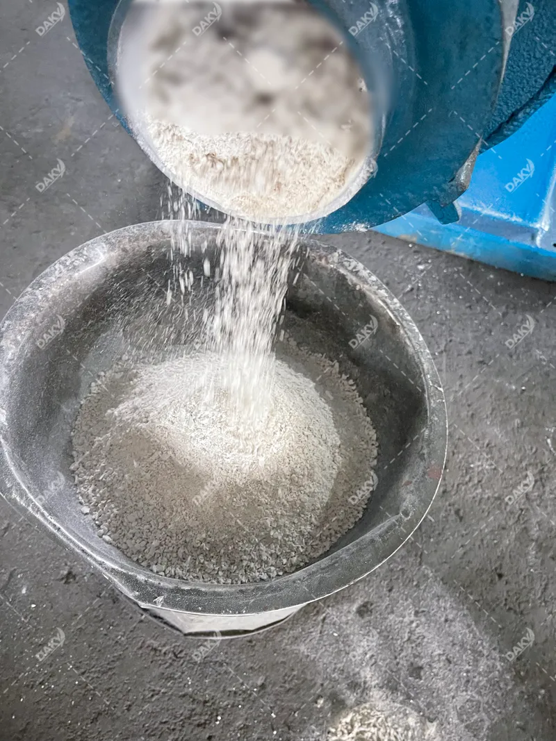 FRP 60–70 Mesh Grinding — Acceptance Trial on-site