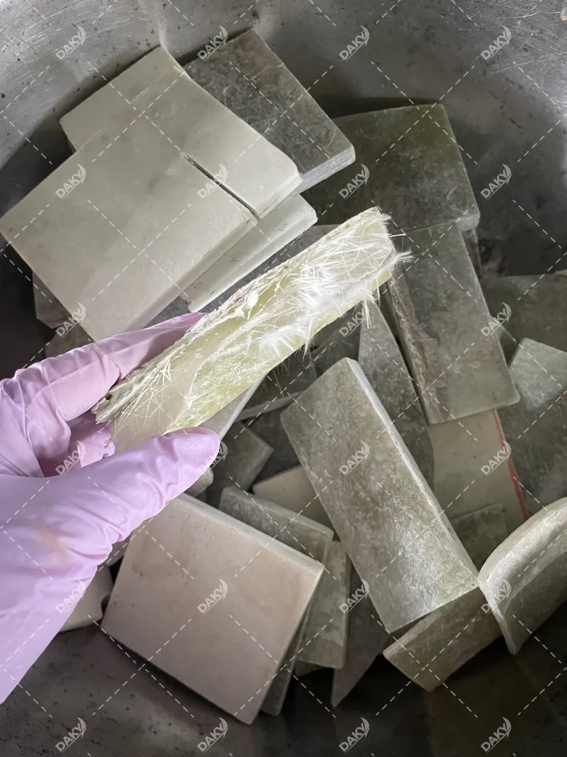 FRP 60–70 Mesh Grinding — Acceptance Trial raw material